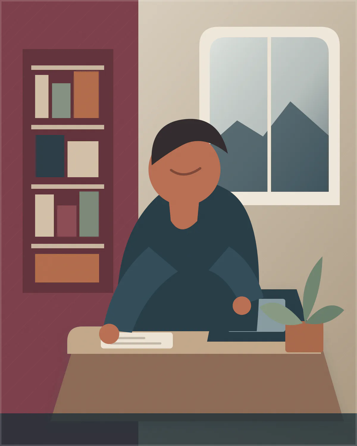 Entrepreneuse travaillant dans un atelier parisien contemporain